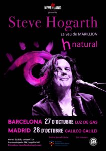 Steve Hogarth en Barcelona
